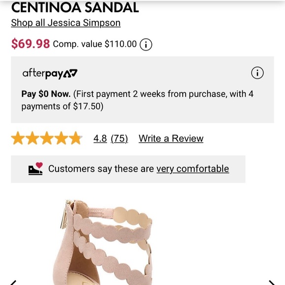 Centinoa Heeled Sandal by Jessica Simpson|NEW - Picture 12 of 14